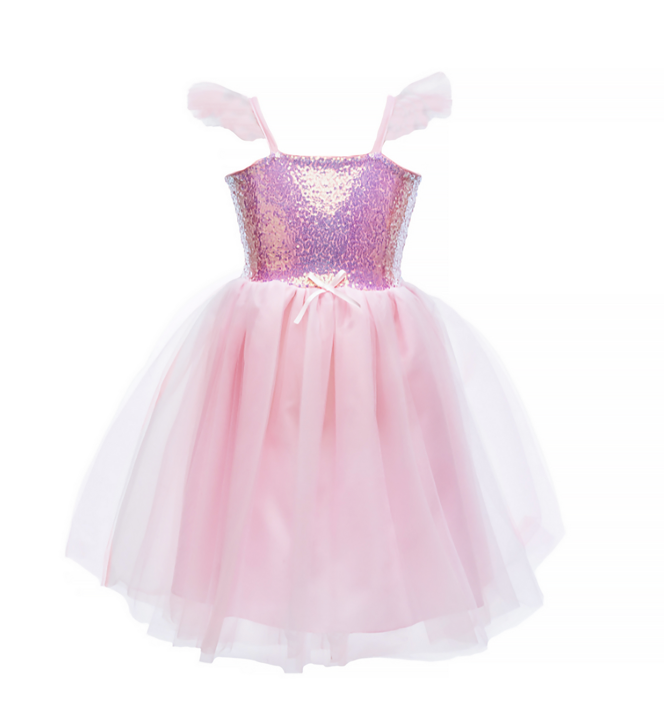 Sequins Princess Dress, Silver, Size 5-6