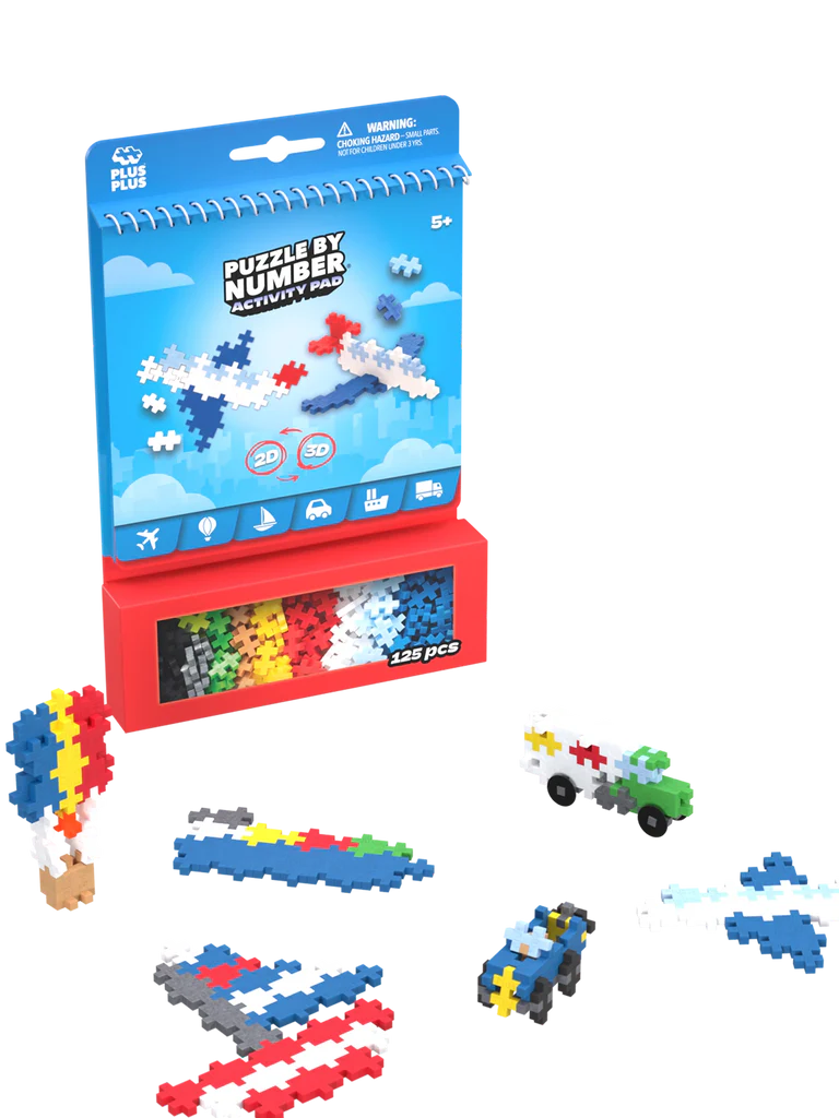 Plus Plus Activity Pad: Transportation