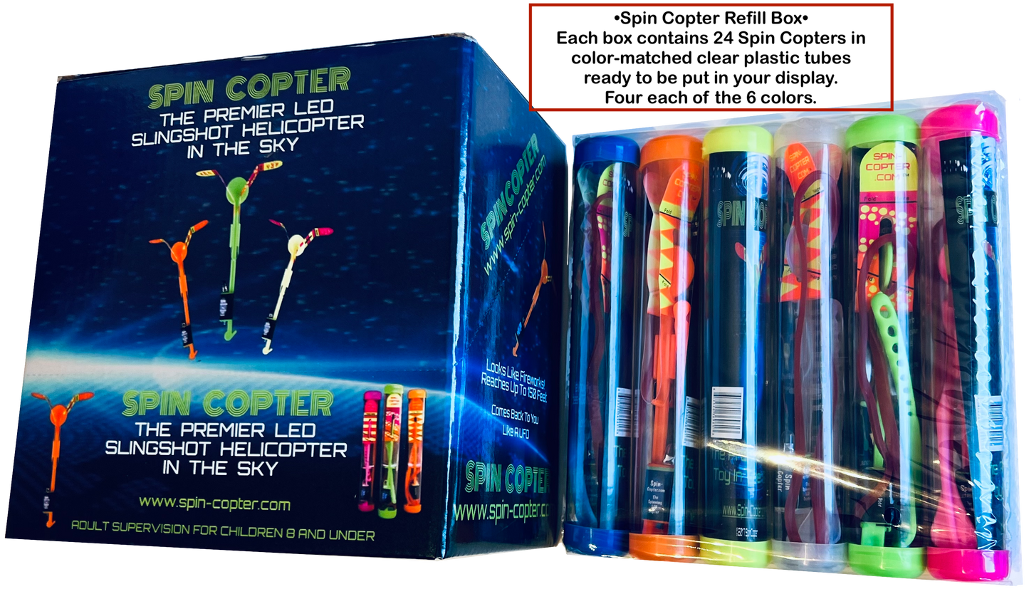 LED Spin Copters