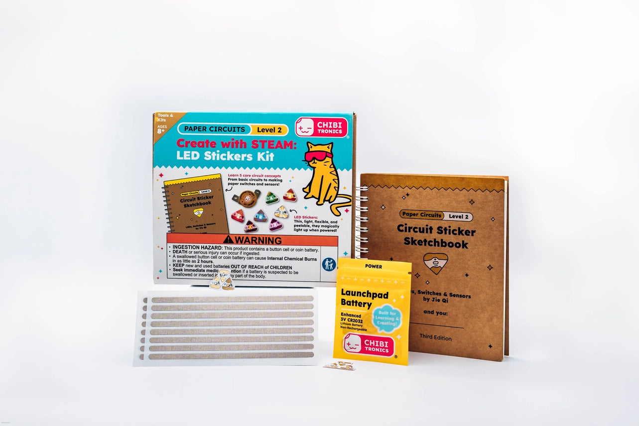 Create with STEAM: LED Circuit Sticker Kit - LEVEL 2