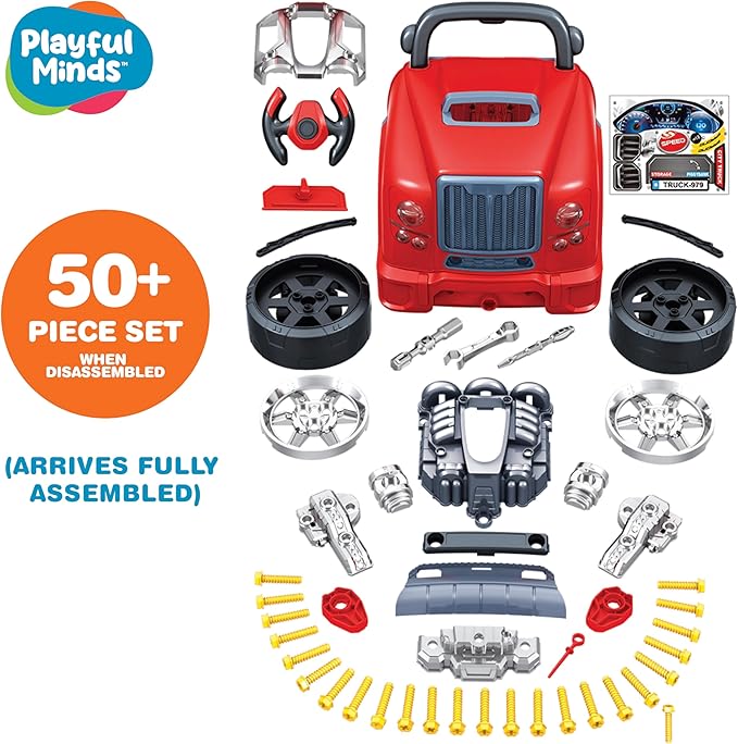 Push & Play Truck Pretend Mechanic Playset
