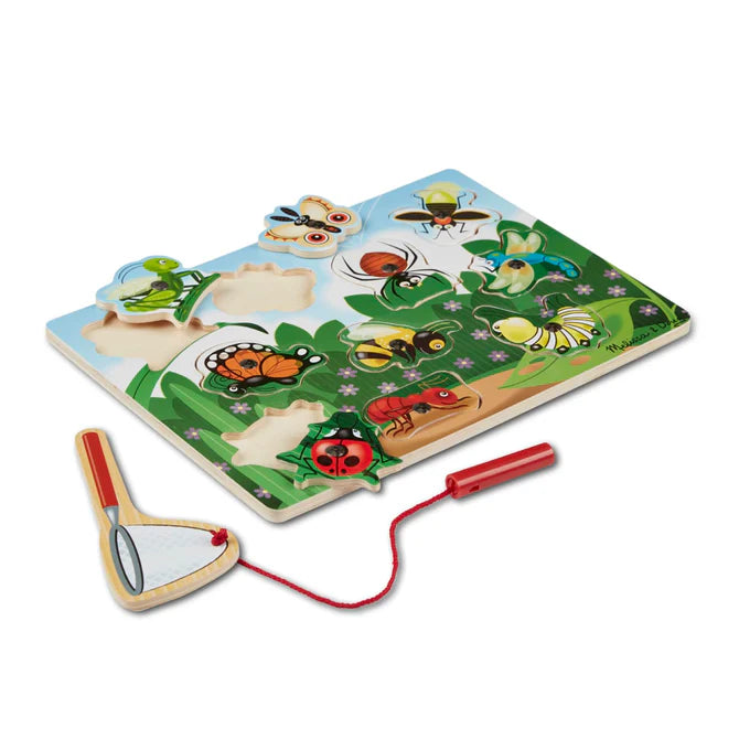 Bug-Catching Magnetic Puzzle Game - 10 Pieces