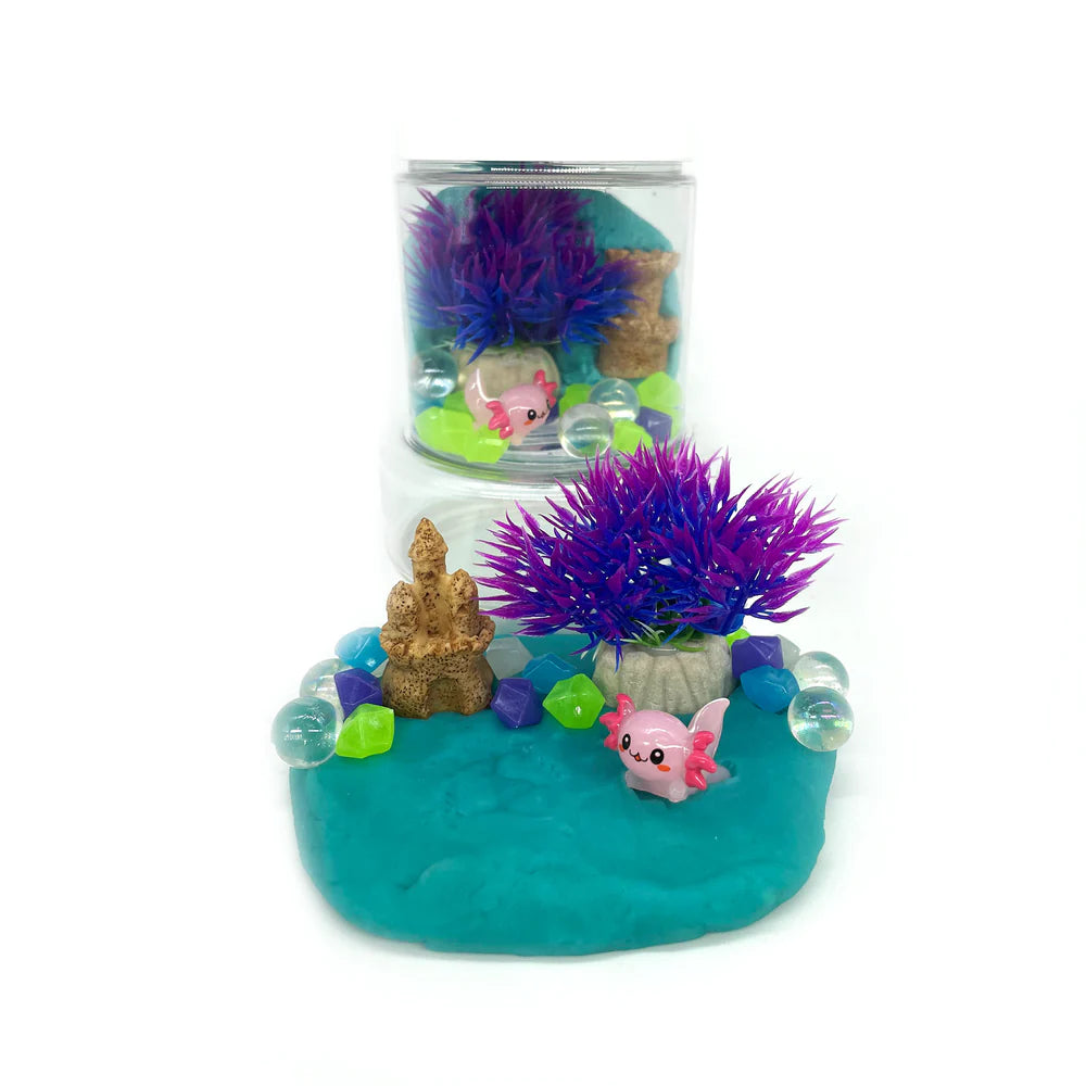 Axolotl (Blue Hawaiian) Mini Play Dough-To-Go
