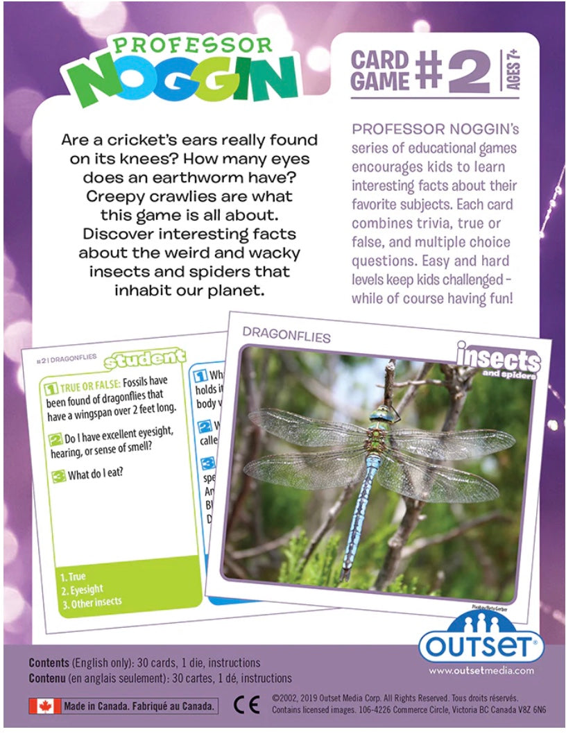 Prof. Noggin Insects and Spiders