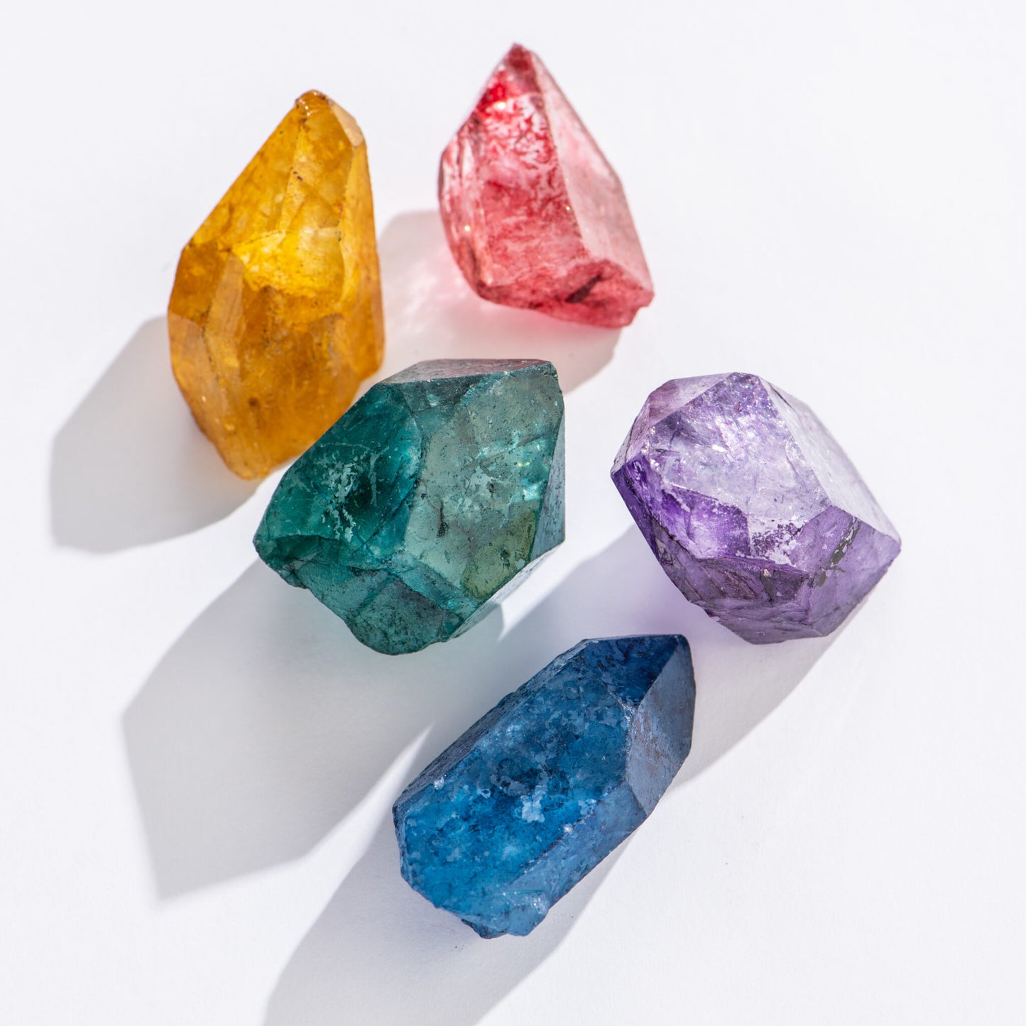 Dyed Quartz Points