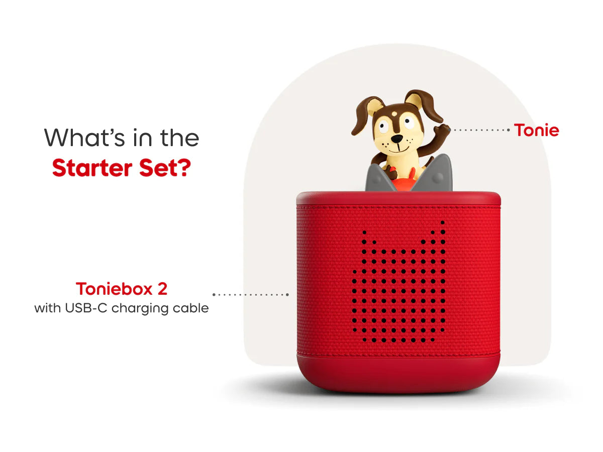 TONIEBOX 2 STARTER SET - PLAYTIME PUPPY (SUNSET RED)