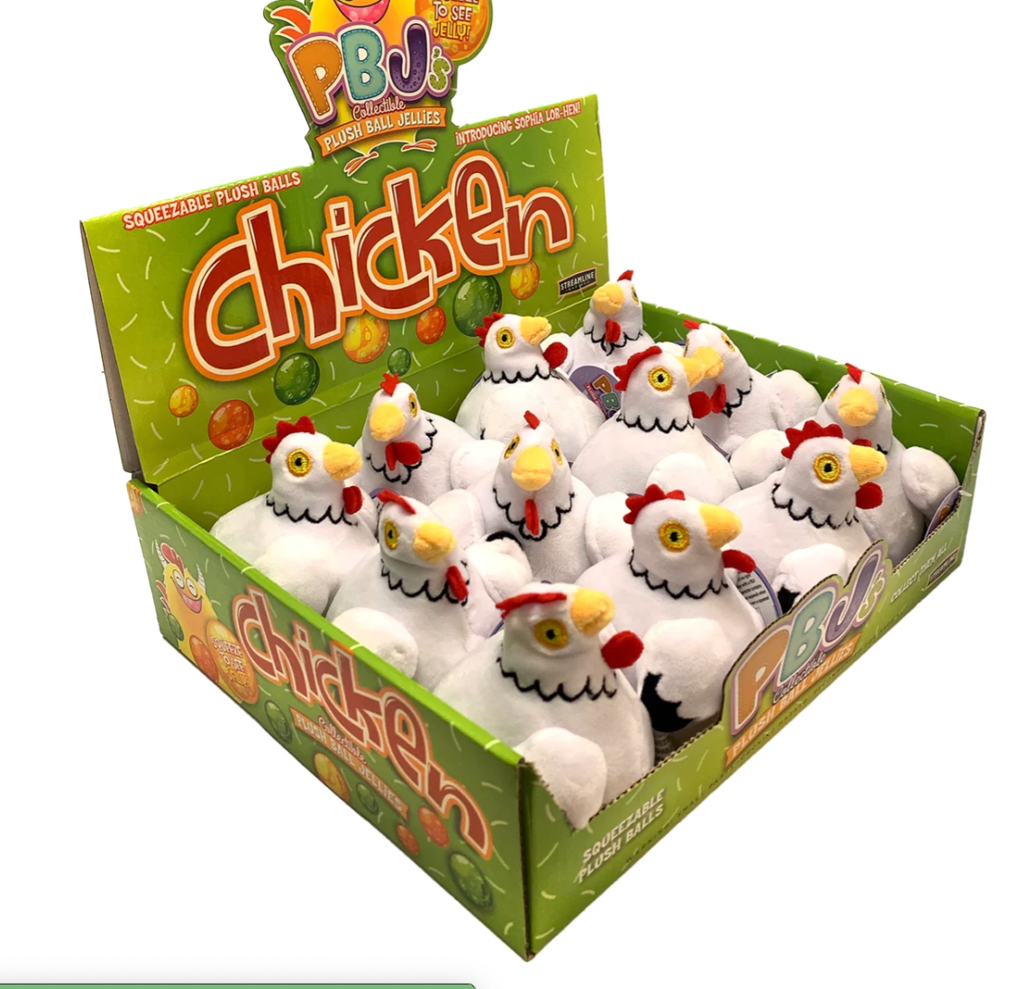 PBJ'S Sophia-Lor-Hen Plush Ball Jellies