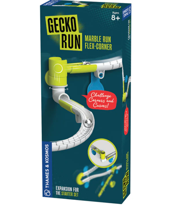 Gecko Run: Marble Run Flex-Corner Expansion Pack