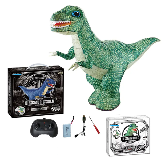 Remote Control Inflatable Dinosaur (Green)