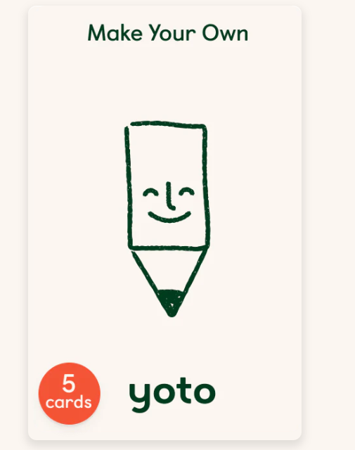 Yoto: Make Your Own Cards