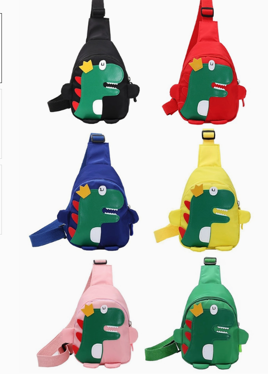 Kids Dinosaur Sling Bag