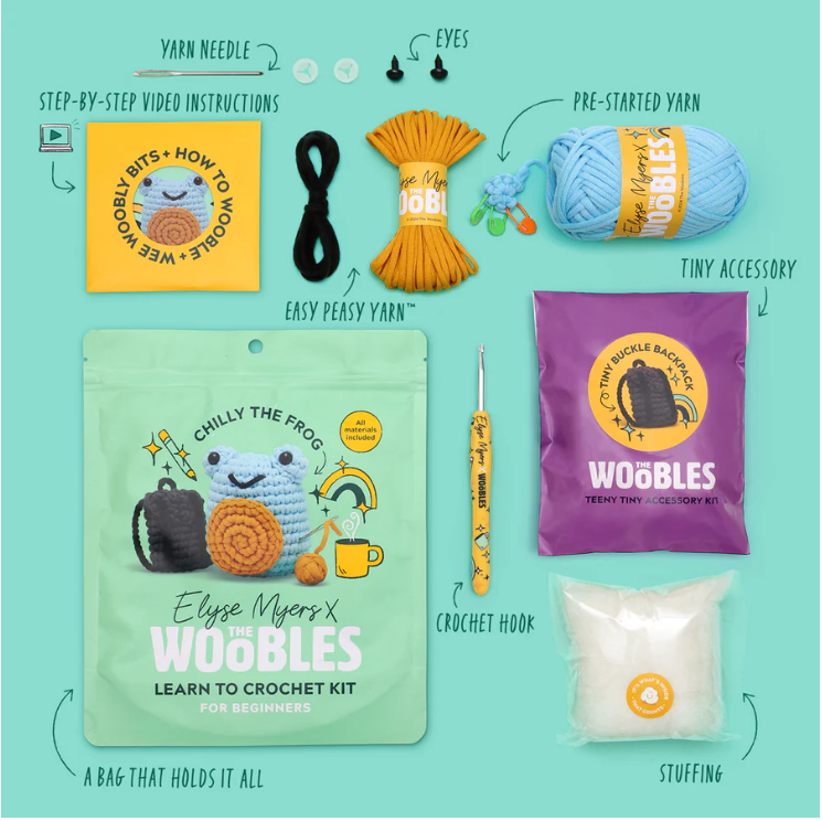 Woobles Chill-lieve in Yourself Crochet Bundle