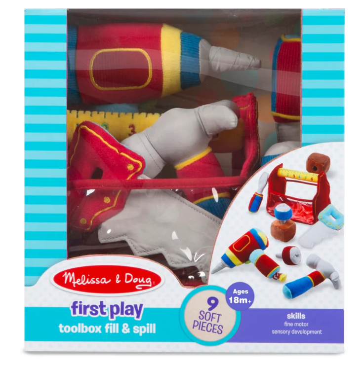 Toolbox Fill and Spill Toddler Toy