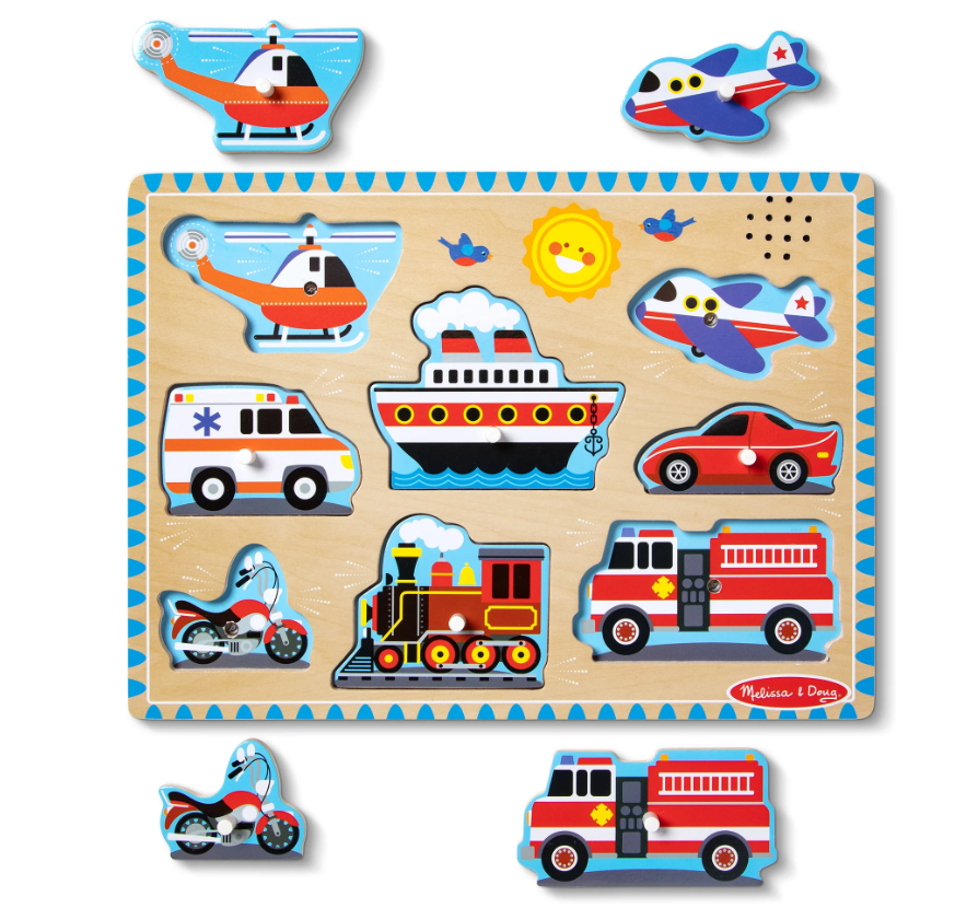 Vehicle Sound 8 Piece Puzzle