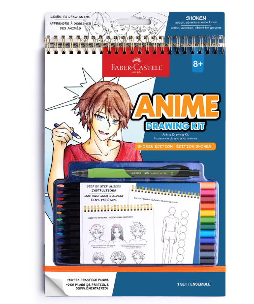 Anime Drawing Kit - Shonen