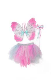 Think Mint Pink Skirt, Wings and Wand