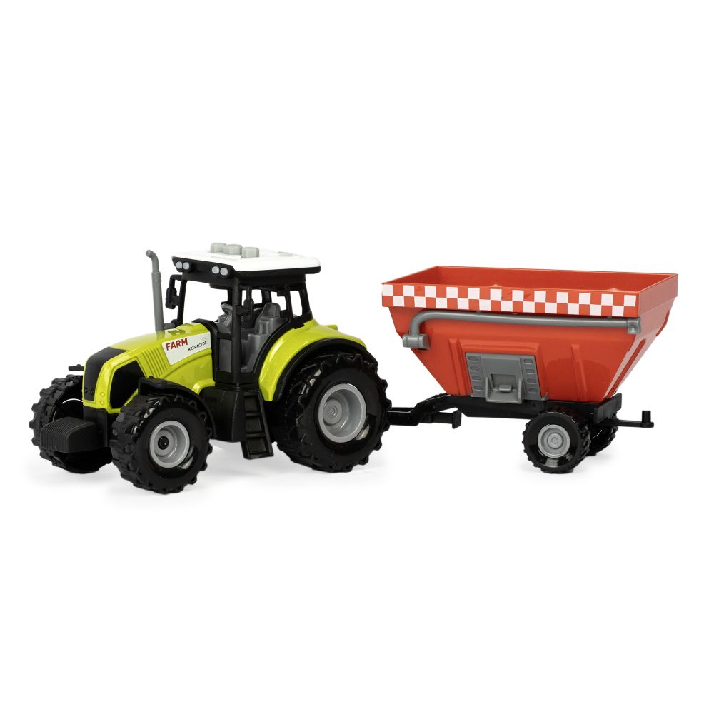 Friction Tractor & Trailer - Light Up & Sound