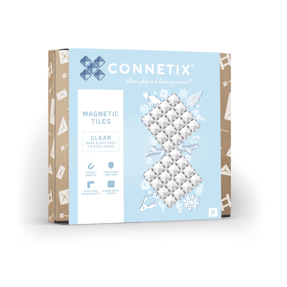 CONNETIX Clear Base Plate Pack