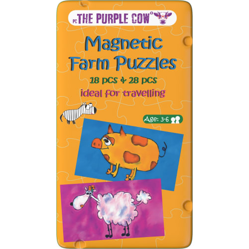 The Purple Cow: Magnetic Farm Puzzels