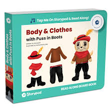 Body & Clothes with Puss in Boots Read-Along Board Book