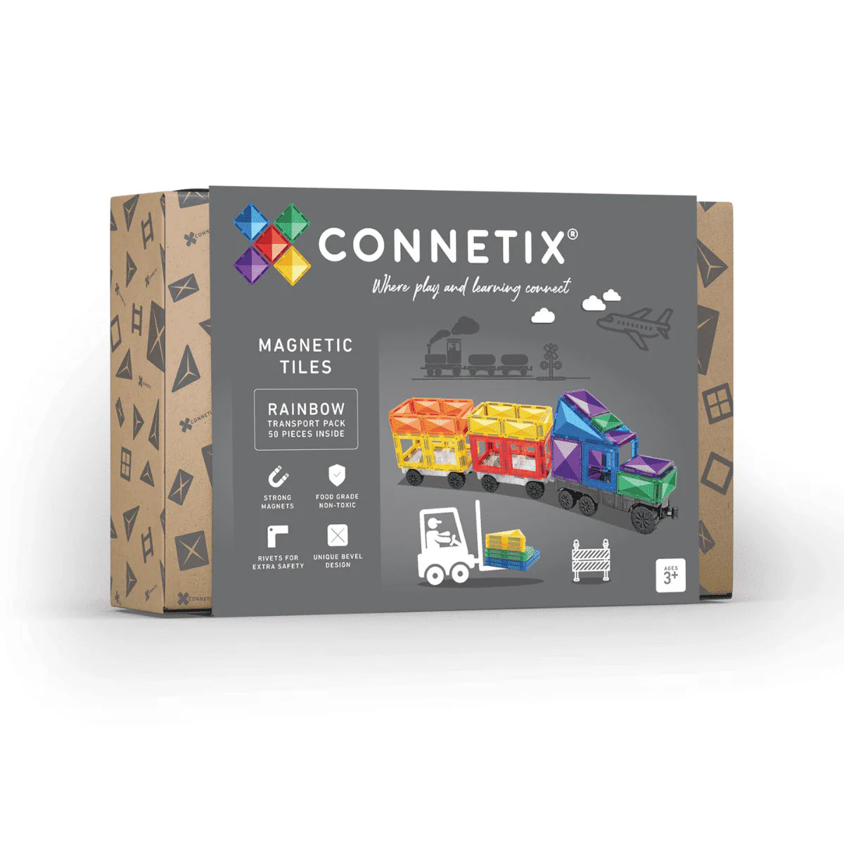 Connetix Rainbow Transport Pack