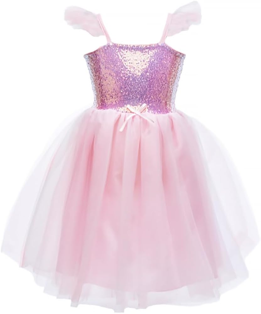 Sequins Pink Princess Dress