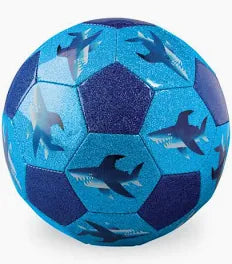 Size 3 Glitter Soccer ball - Shark City