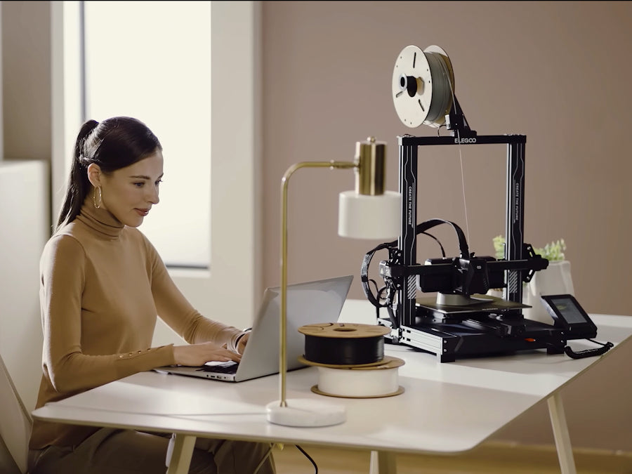 Elegoo Neptune 4 Plus 3D Printer Matter Hackers – Curiosity Corner 
