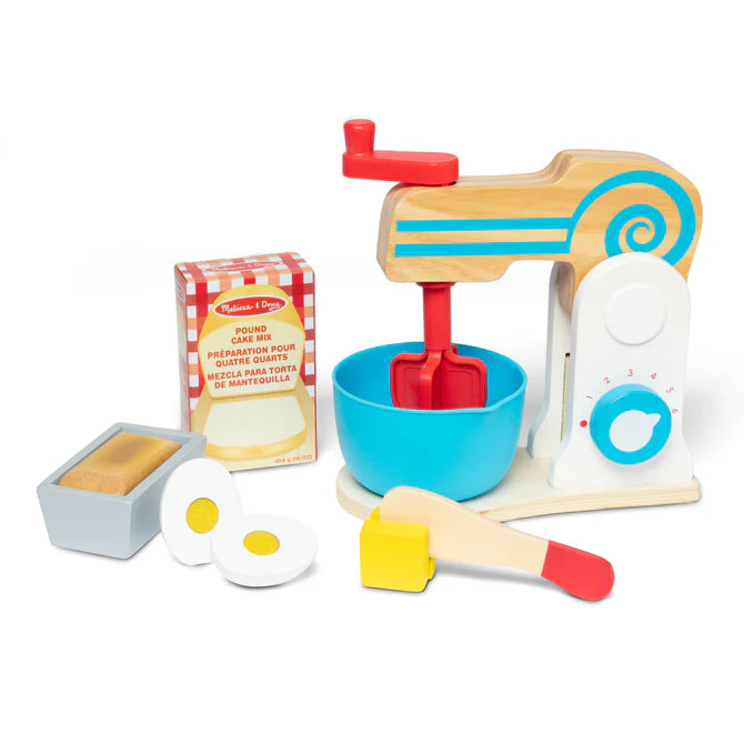 Make-a-Cake Wooden Mixer Set