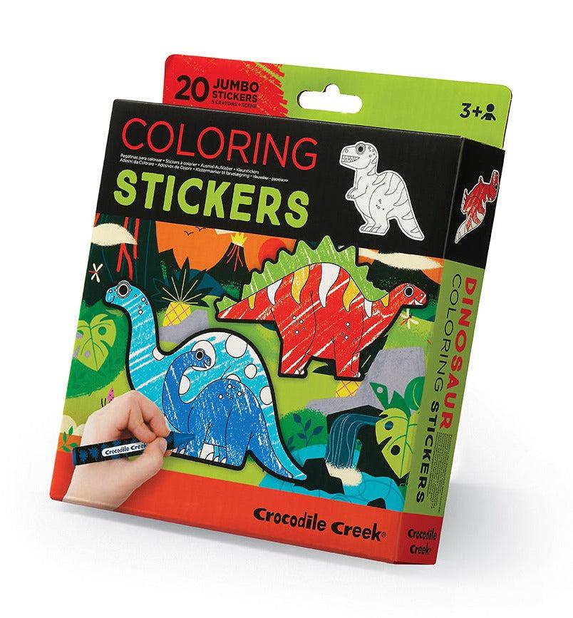 Dinosaur Coloring Stickers