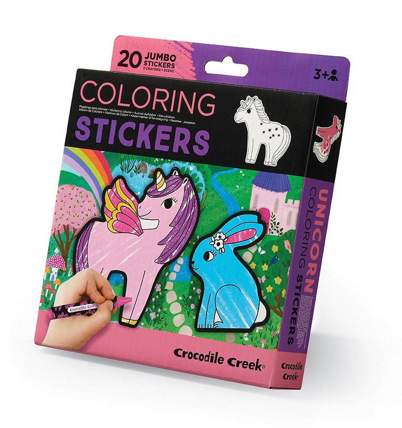 Unicorn Coloring Stickers
