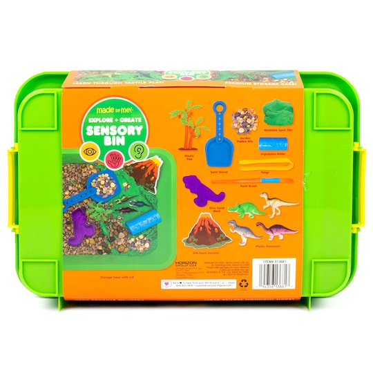 Made By Me: Dinosaur Exploration Sensory Bin