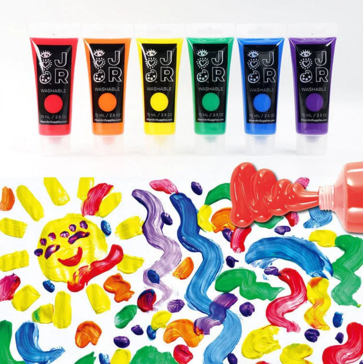 JR 6 Washable Finger paints