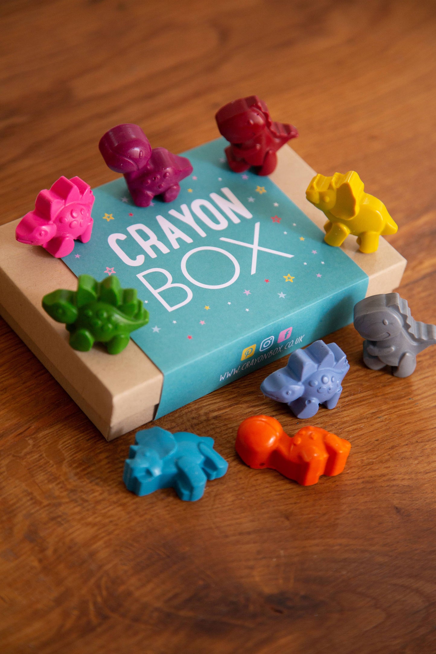 Dinosaur Wax Crayons