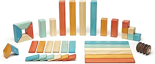 42 Piece Magnetic Wooden Block Set