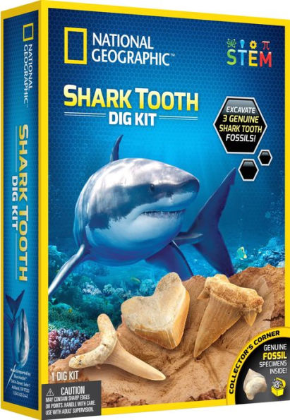 National Geographic Shark Dig Kit - Shark Figures