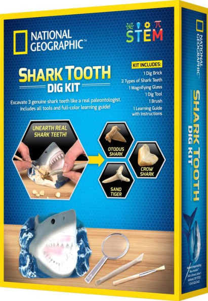 National Geographic Shark Dig Kit - Shark Figures