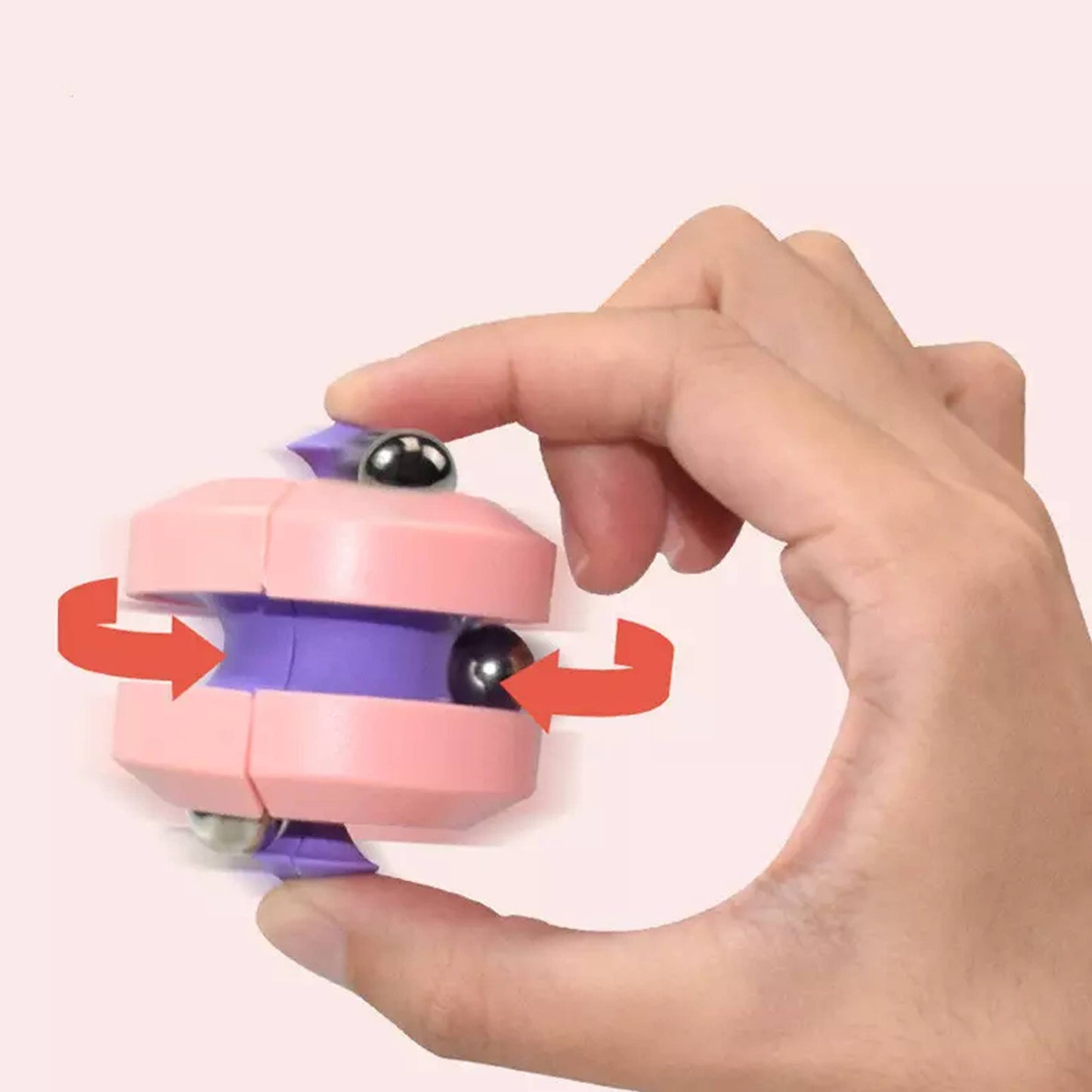 Track Pinball Finger Fidget Spinner Toy