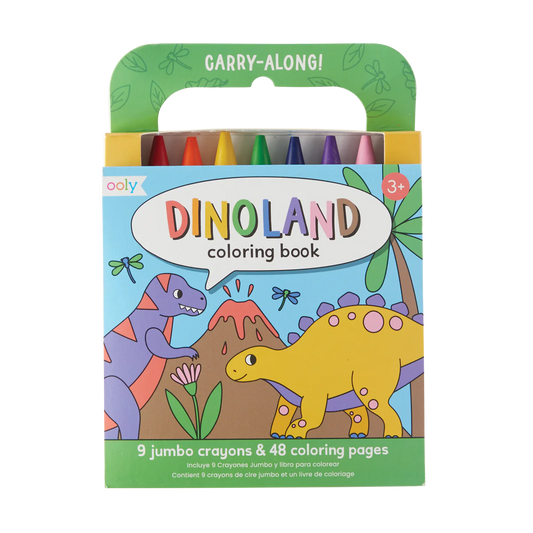 Carry-Along: Coloring Book Set - Dinoland