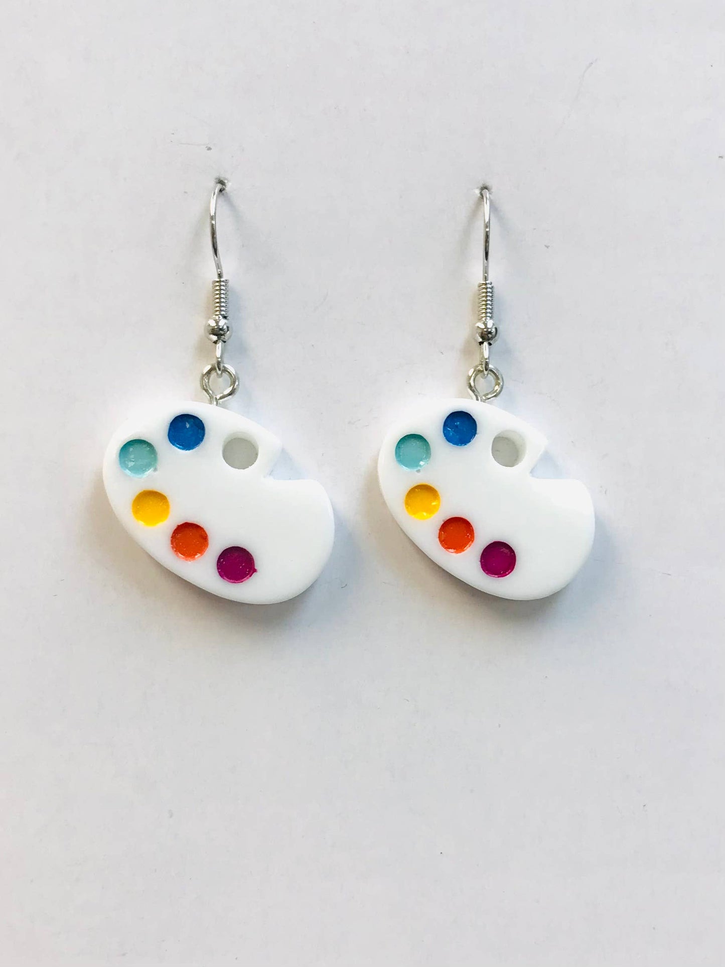 Acrylic Painter Palette Earrings