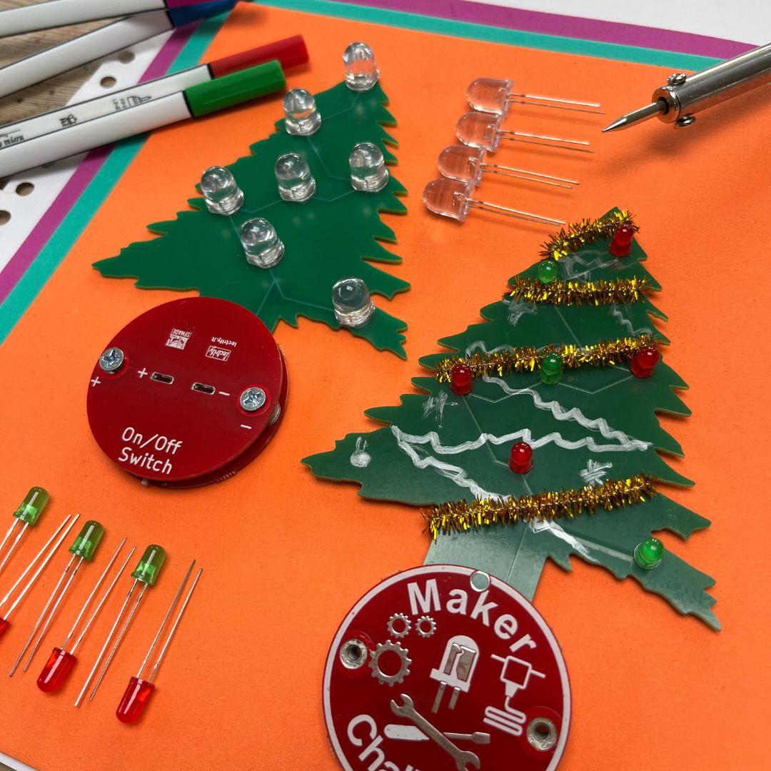 Learn To Solder - Holiday Tree – Curiosity Corner at Scott Family Amazeum