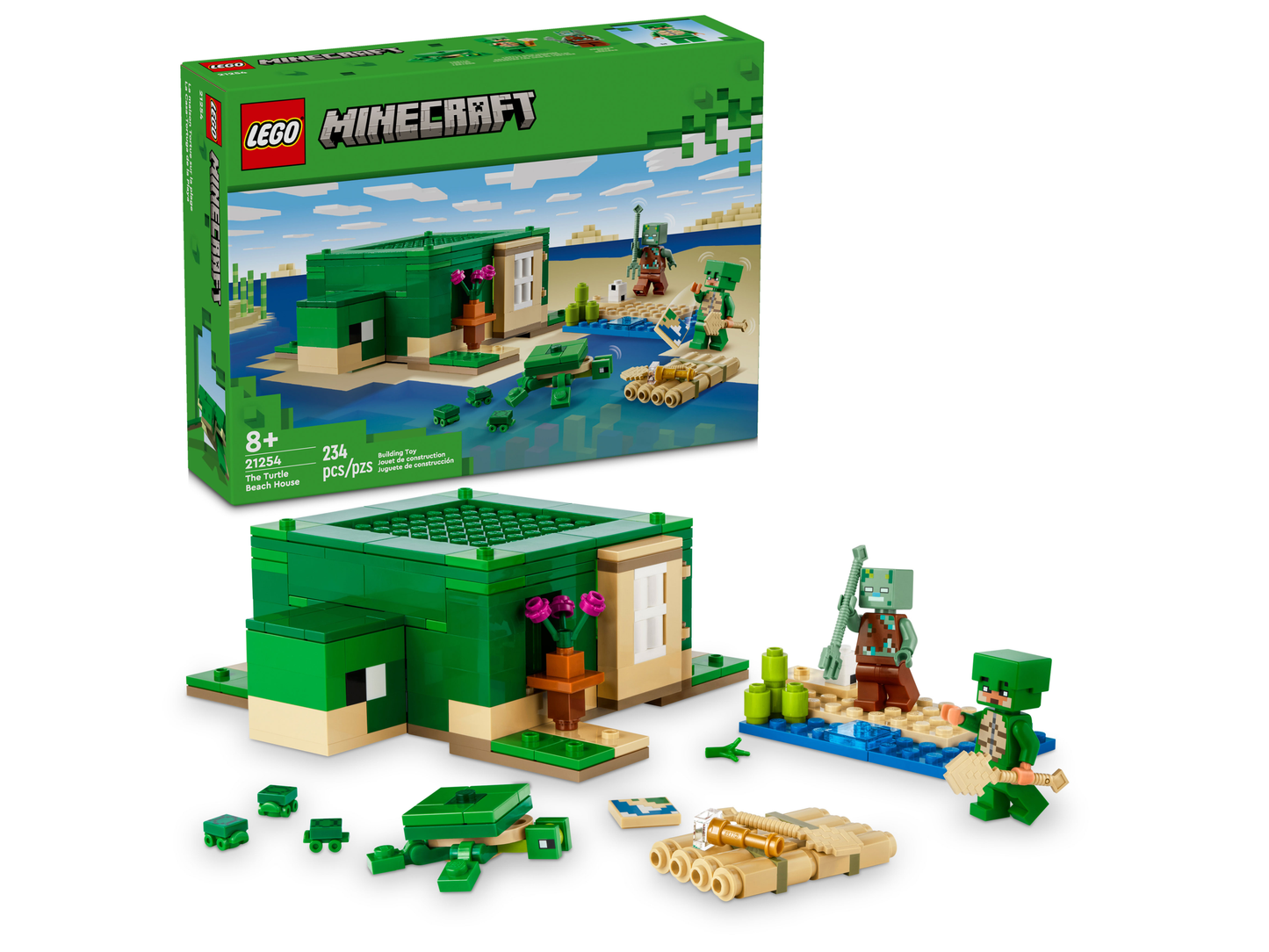 LEGO MINECRAFT TURTLE BEACH HOUSE 21254