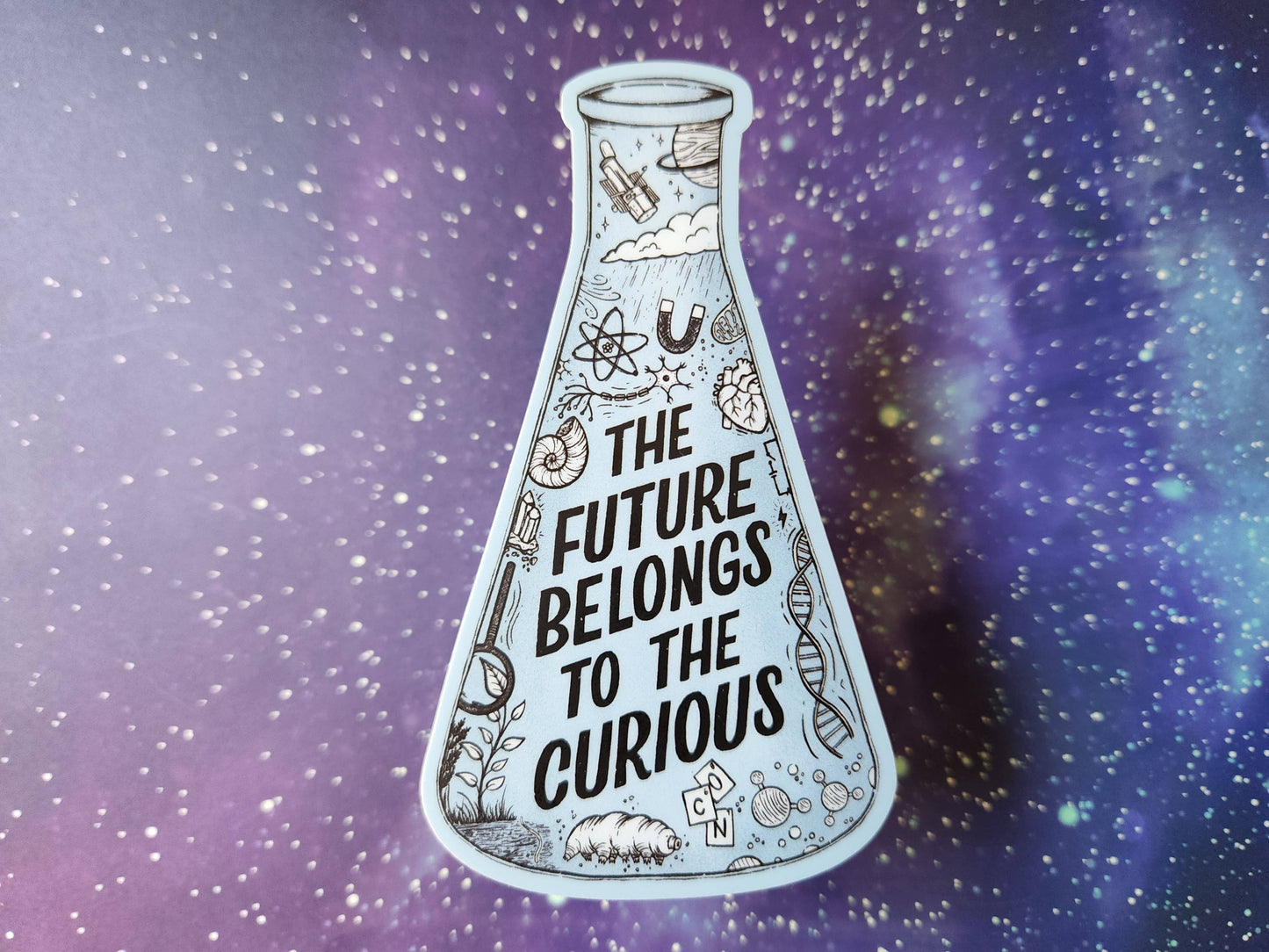 The Future Belongs to the Curious Sticker