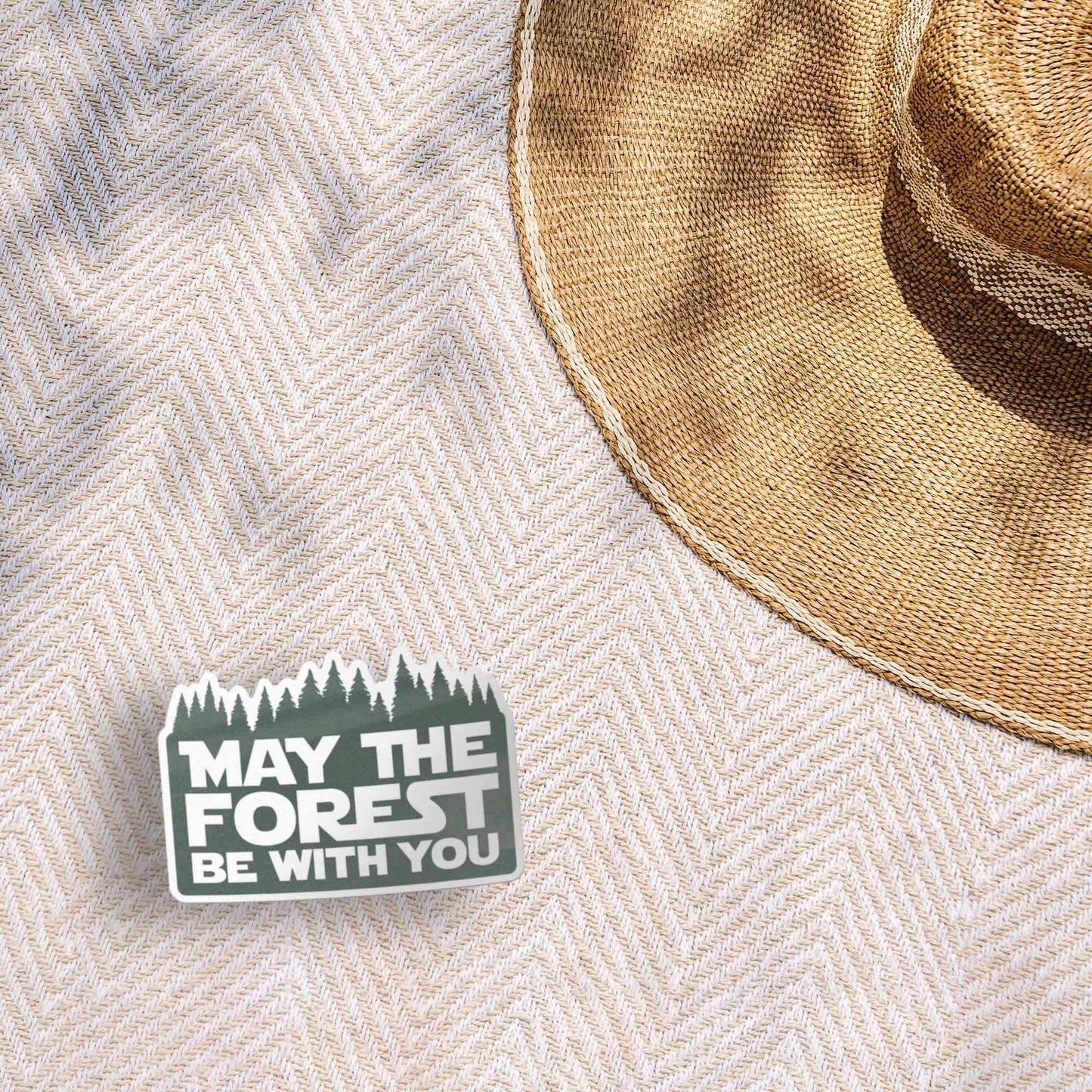 May the Forest Be With You Sticker