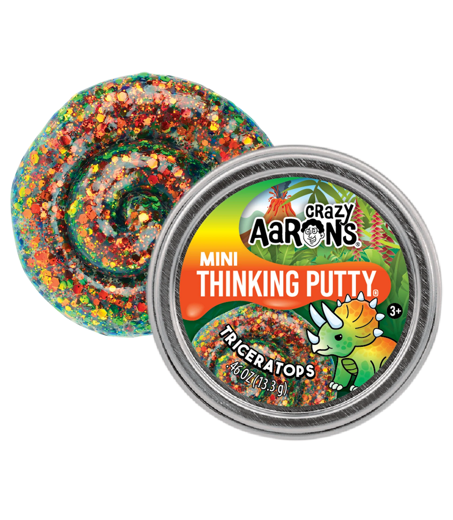 Crazy Aaron's Triceratops Mini Tin