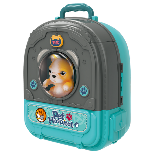 Little Moppet Backpack Dog Hospital Play Set