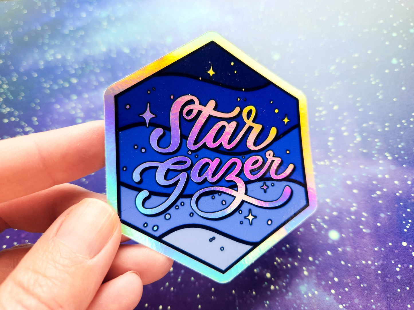 Vinyl Sticker - Star Gazer Astronomy Decal