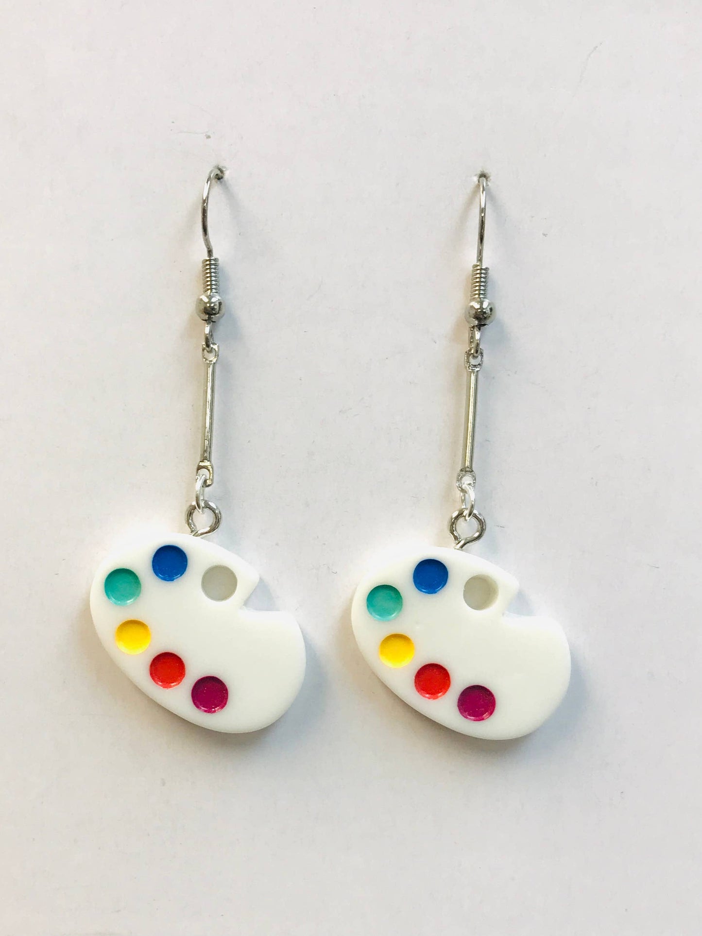 Acrylic Painter Palette Earrings