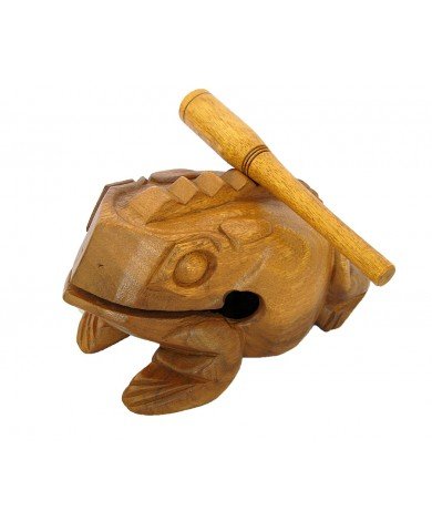 Wooden Musical Croaking Frog - 8inch