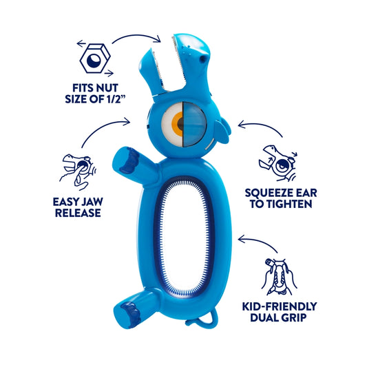 "Bolt" Hippopotamus Children's Stem Starter Wrench